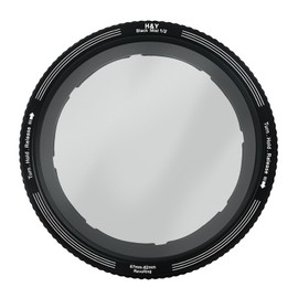 H&Y RB2-82 Black Mist 2.6 - 3.2 inches (67 - 82 mm) REVORING Black Mist 1/2 with Variable Step-up Ring, Filter Diameter: 2.6 inches (67 mm), 3.0 inches (72 mm), 3.0 inches (82 mm), Compatible with