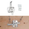 Garage Door Lock Kit with Spring Latch （Including All Hardware）