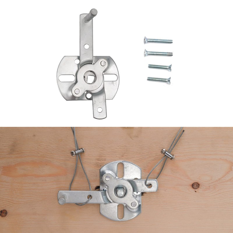 Garage Door Lock Kit with Spring Latch （Including All Hardware）