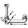Viega Drain and overflow set, 1 1/2 inch, W 70