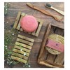 Kandid Natural Bamboo Soap Dish - Eco-Friendly Soap Holder with