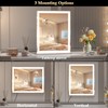 BEAUTME Vanity Mirror 20.5x24.1 Inch,Makeup Mirror with Lights,Hollywood Mirror,LED Mirror