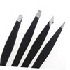 Ipetboom Pcs Stainless Steel Eyebrow Tweezers Set Slant Flat Angled