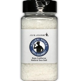 100% Gourmet Baja Sea Salt Jar 12Oz - Fine Coarse Hand Harvested and Unrefined from Baja California ideal for every day use and Great for Hydratation - Baja Sea Salt Low Sodium-Rich in 90+ Minerals and Trace elements - Easy to use and store - NO ADDITIVES - NO PRESERVATIVES