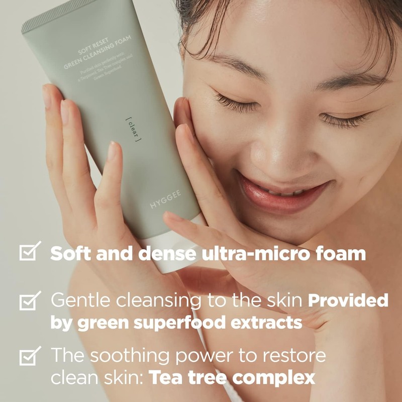 KSBC HYGGEE Soft Reset Green Cleansing Foam - Gentle Face