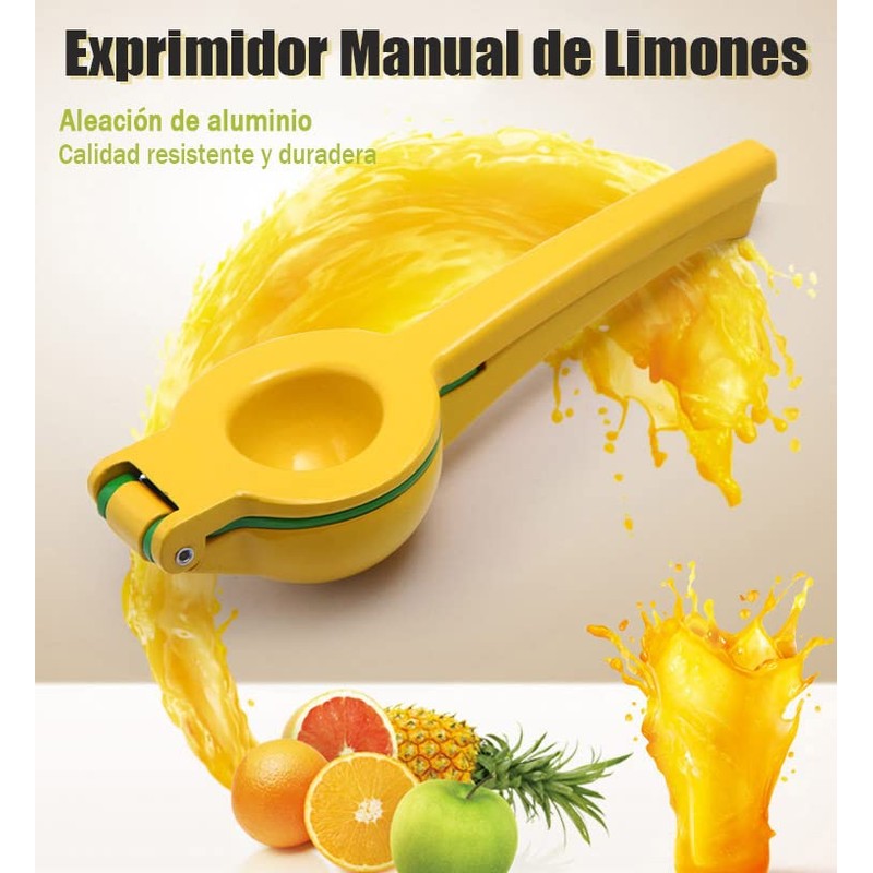 Exprimidor de Limones, 2 en 1 Manual Lemon Squeezer, Exprimidor