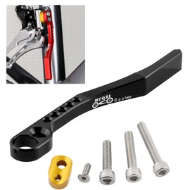 MotuTech Chain Guide Road Bike City Bike Bicycle Stabilizer Anti-drop Aluminum Protection (Black)