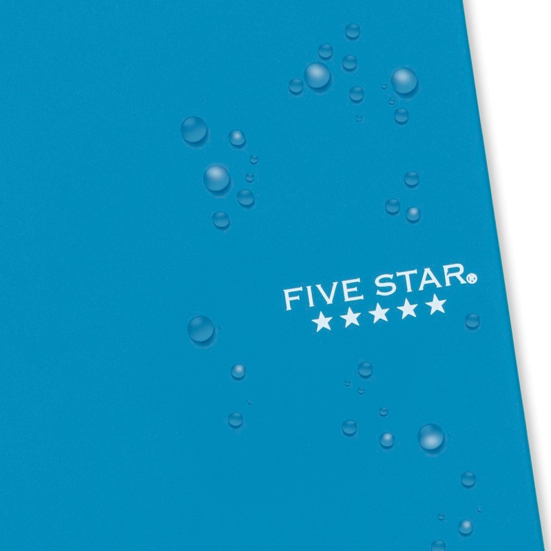 Five Star Spiral Notebook, 2 Subject, College Ruled, 9 1/2"