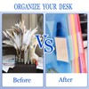 LOCCY 8 Pack Plastic Wallets A4 Folders for Paperwork, 8