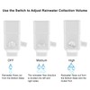 Downspout Diverter, Rainwater Diverter Fits for 3"x4" Oversize Downspout and