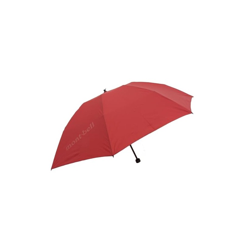 Montbell 1128702 Folding Umbrella, Men's, Women's, Trekking Umbrella, 60, Red