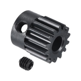 sourcing map RC 32P Hardened Sprocket 5 mm Shaft 14T Carbon Steel Motorcycle Gears for RC Car Boat Drone