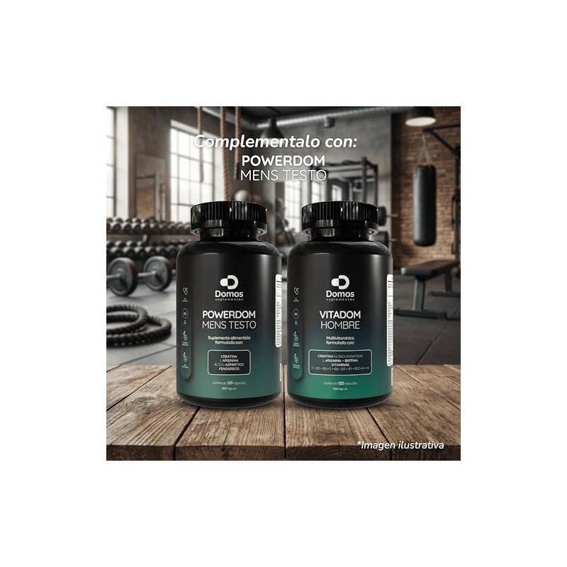 Suplementos Domos Vitadom Multivitaminico Hombre 120 Cápsulas