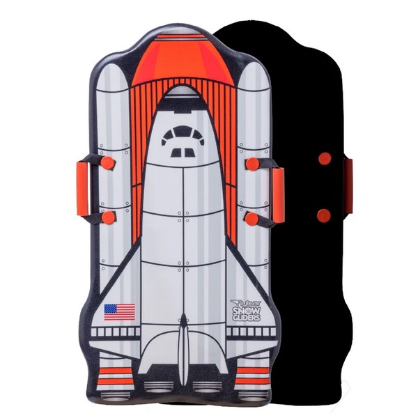 Flybar Kids 36" Foam Space Shuttle Toboggan Snow Sled with