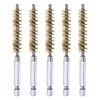 HARFINGTON 5Pcs Brass Bore Brush 10mm Dia 4" Long Cleaning