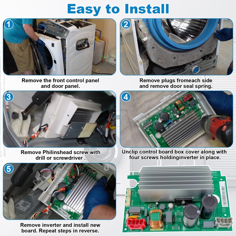 WH22X35837 Inverter Control Board Compatible with GE Washer Control Board