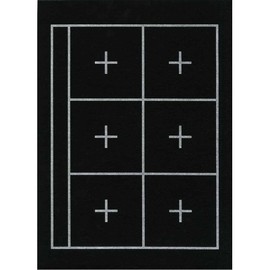 呉竹 下敷 規格判 No.1 6マス入黒 KA22-101