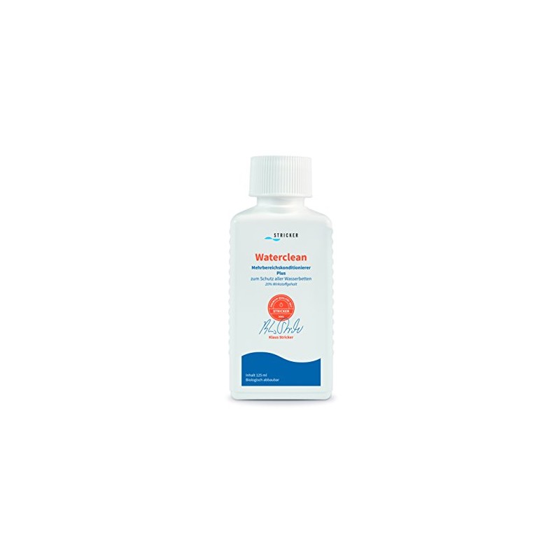 1 x 125ml Waterbed Conditioner Water Clean Plus Square Knitting