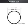Othmro 10Pcs O-Rings, Nitrile Rubber Washers Seal Ring with 40mm