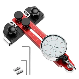 Digital Dial Indicator Table Saw Gauge, 0-4.7 in Saw and Alignment Tool, Woodworking Tools for Aligning and Calibrating Work, Shop Machinery, Band Saw and Drill Press