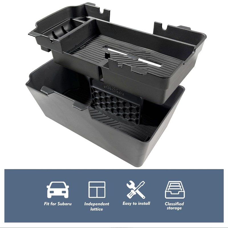 EUEKY 2Pack Hon da Civic 2025 Center Console Tray for