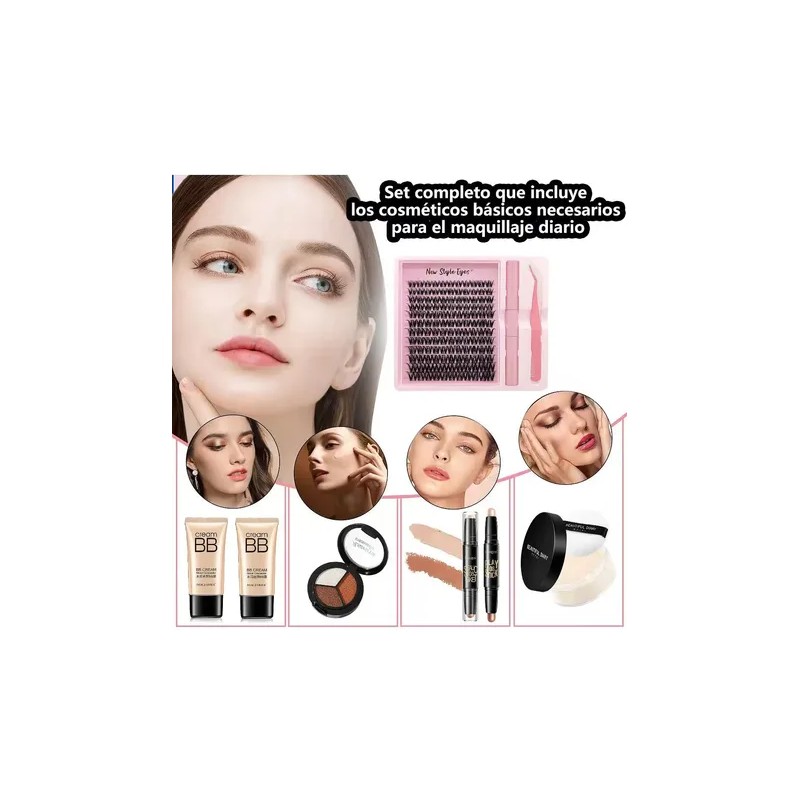 138 Kit De Maquillaje Profesional Completo Para Principiante