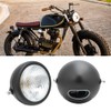 12V Universal Motorcycle Waterproof Dustproof Retro Headlamp High/Low Beam Front