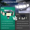 3000LM Solar Lights outdoor, 5 Adjustable Heads Solar Motion Sensor
