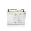 Essentra Home White Marble Kitchen Sponge Holder, Modern Kitchen Sink