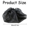 Bojueahaw Rain Barrel Mesh Cover,95 cm Adjustable Rain Barrel Net,Rain