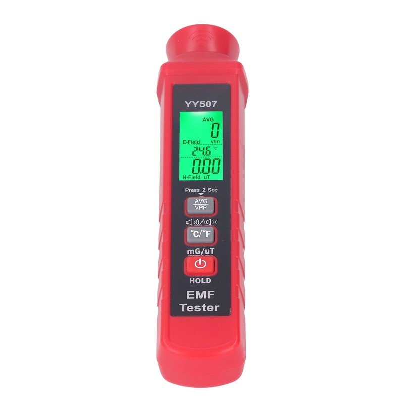 3V Electromagnetic Radiation Meter EMF Meter LCD Backlight Display Sound