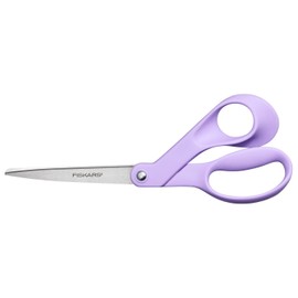Fiskars Designer Universal Scissors Right-Handed Length 21 cm Stainless Steel Blades Ultra Lilac Explore 1066454