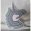 Moonlight Jade STKR087 UNICORN Lover Psychedelic Black White Lilac Light