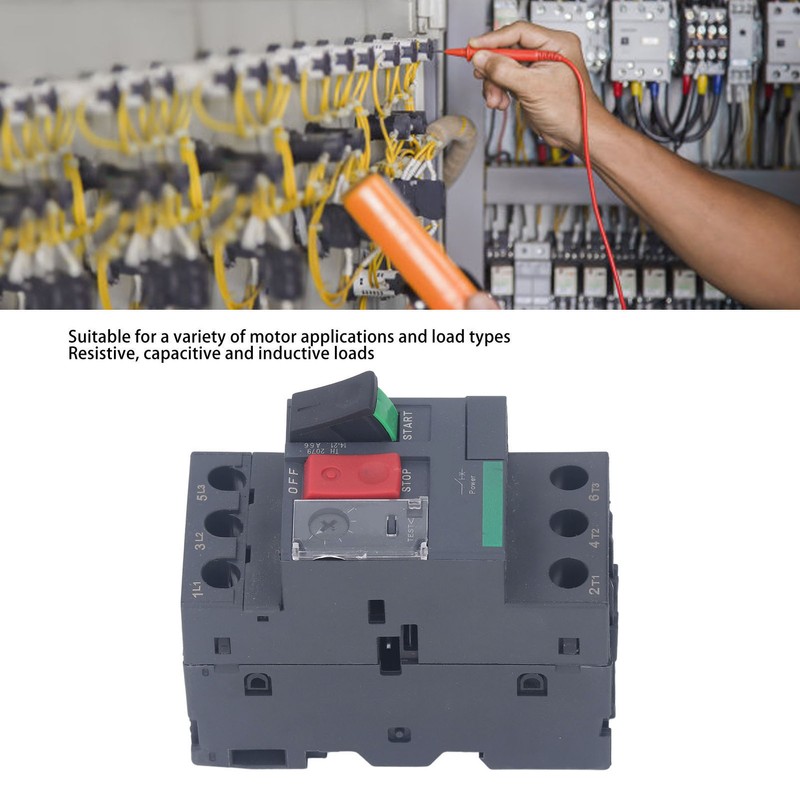 Motor Circuit Breaker DIN Rail Mount Reliable Manual Motor Starter