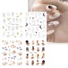 Nail Stickers, Nail Stickers Flowers Water Transfer, Abstract Nail Stickers