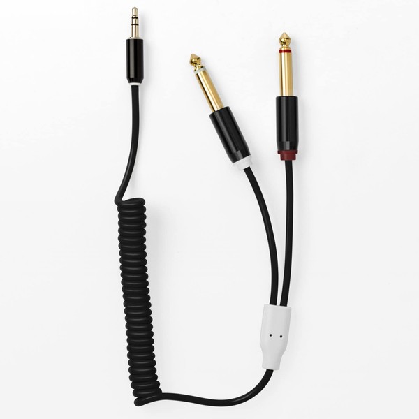 Candycord Audio Cable by myVolts, Straight Mini Jack to 2