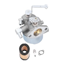 High Performance Carburetor with Air Filter and Spark Plug Durable Aluminum Construction Easy Installation Replacement for Tecumseh HM80 HM90 HM100 Lawn Mower Blower