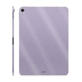 Glossy Glitter Tablet Skin Compatible with Apple iPad Air 11" (M3) 2025 - Solid Lavender - Premium 3M Vinyl Protective Wrap Decal Cover - Easy to Apply | Crafted in The USA by MightySkins