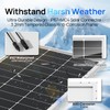ECO-WORTHY 2pcs 100 Watt Solar Panels Monocrystalline Solar Panel for