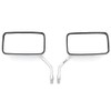 Set of 2 Reproduction Chrome Mirrors - 10mm - Compatible
