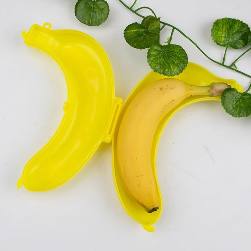 Itisyou Banana Case Portable Banana Case Guard Protector Container Food