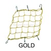 Motorcycle Cargo Net 15" x 15" - Gold