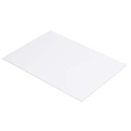 sourcing map ABS Plastic Sheet 10 Inch x 8 Inch x 0.06 Inch ABS Styrene Sheets for Building Model DIY Crafts Panel White 1 Pcs
