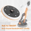 MAXXT 9" (225mm) PU White One-Piece Drywall Sander Discs with