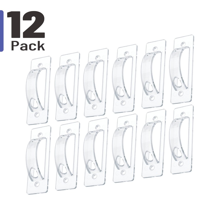 Bates- Light Switch Guard Cover, 12 Pack, Clear, Toggle Switch