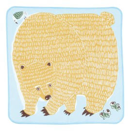Musumi 70020-101 Katakata Fluffy Towel Bear Catcher Blue