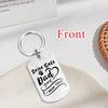Alotozo Cat Dad Christmas Keychain - Dad Birthday Xmas Gifts