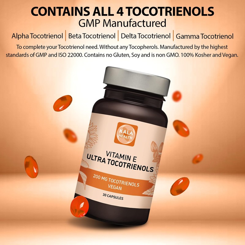 Kala Health Ultra Tocotrienol 200mg Vitamin E Vegan – All