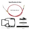 Shift Cable Assembly Kit Fit for OMC Cobra 1986-1993, Adjustment