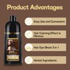 Dark Brown Hair Dye Shampoo for Men and Women 500